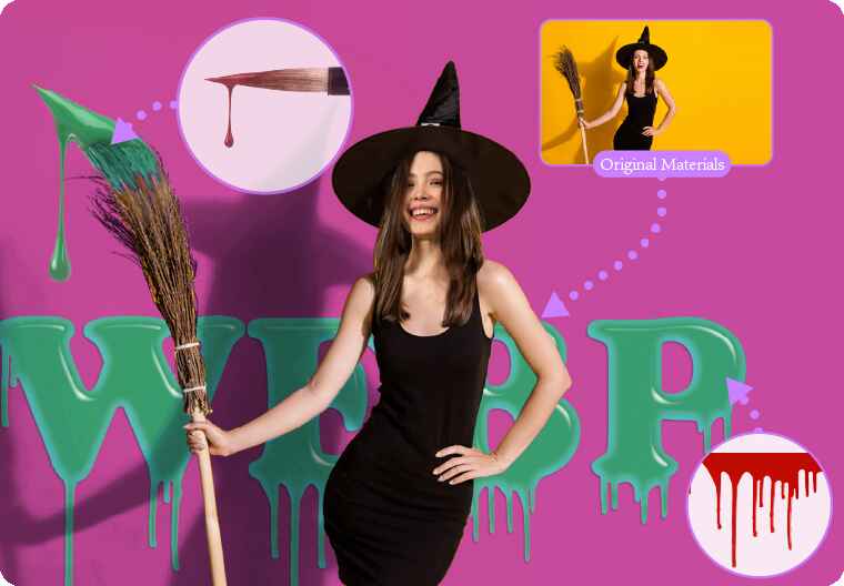 image: 魔女の箒って絵筆だったの？