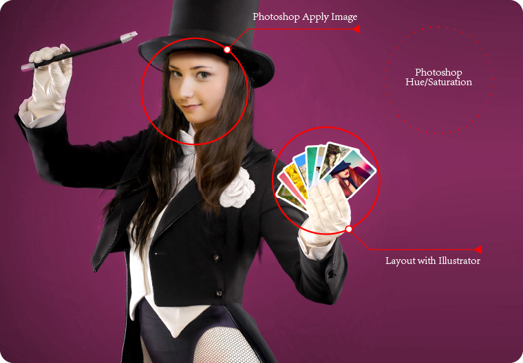 image: 手品のような鮮やかさがテーマ